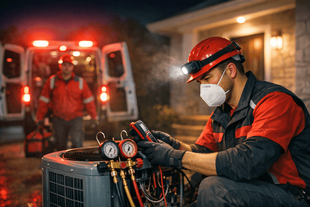24 Hour Emergency Service service by Bay Area HVAC