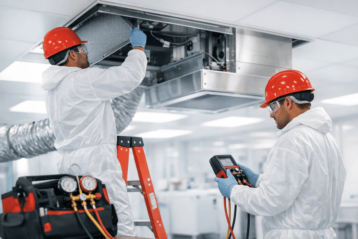 Clean Room HVAC service by Bay Area HVAC