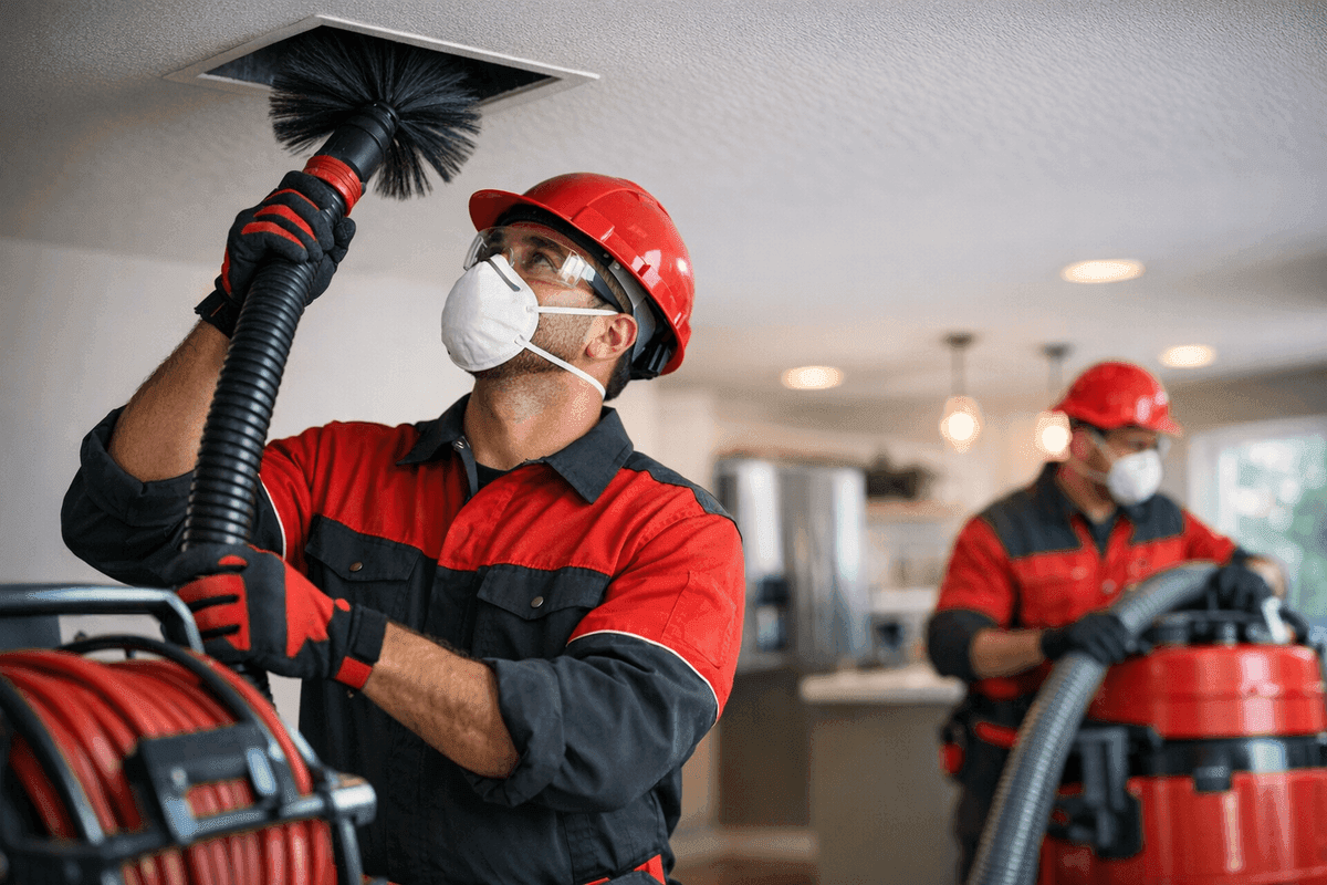 Duct Cleaning service by Bay Area HVAC