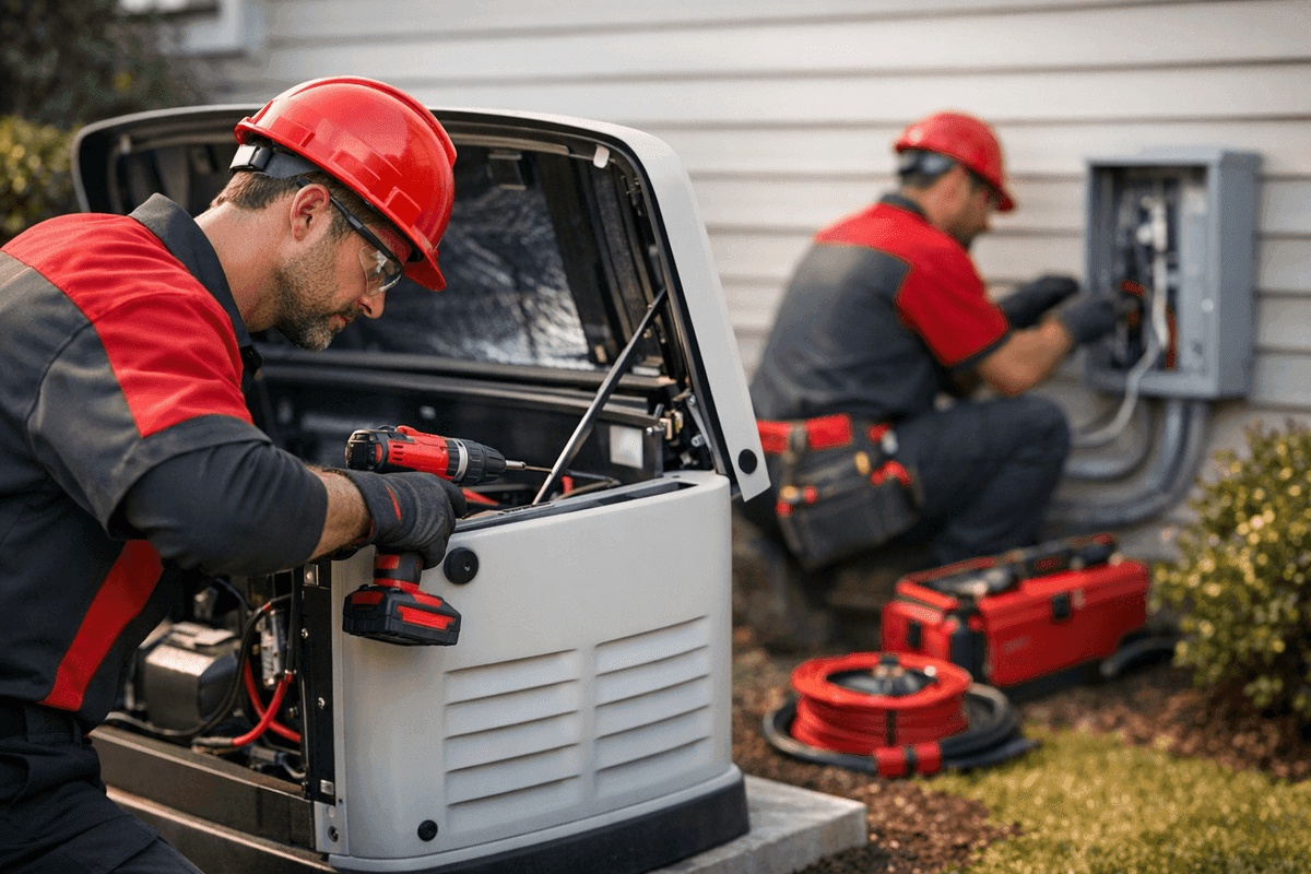 Generator Installation service by Bay Area HVAC