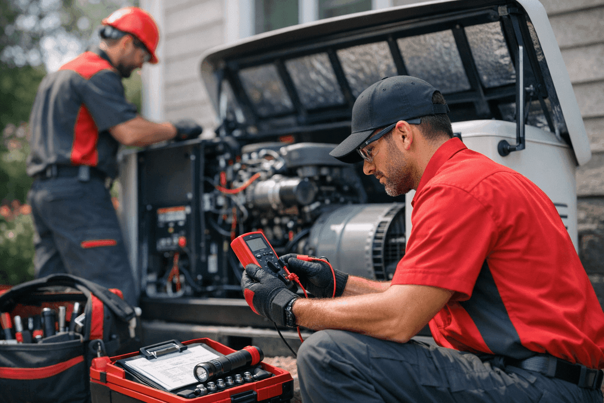 Generator Maintenance service by Bay Area HVAC