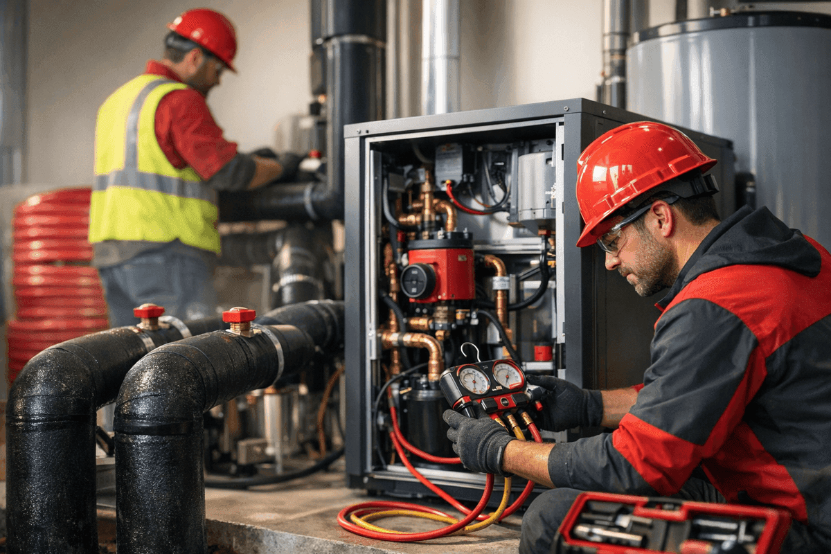 Geothermal service by Bay Area HVAC