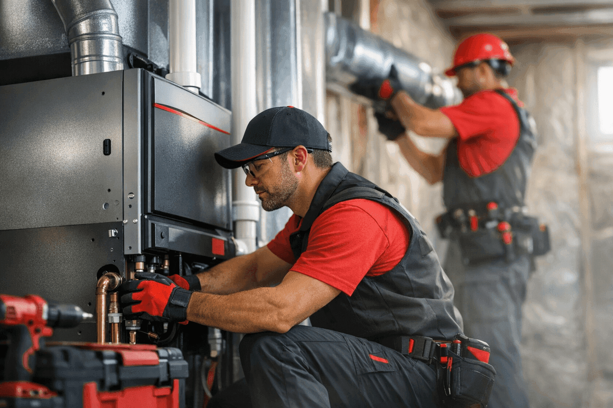 Heating Installation service by Bay Area HVAC