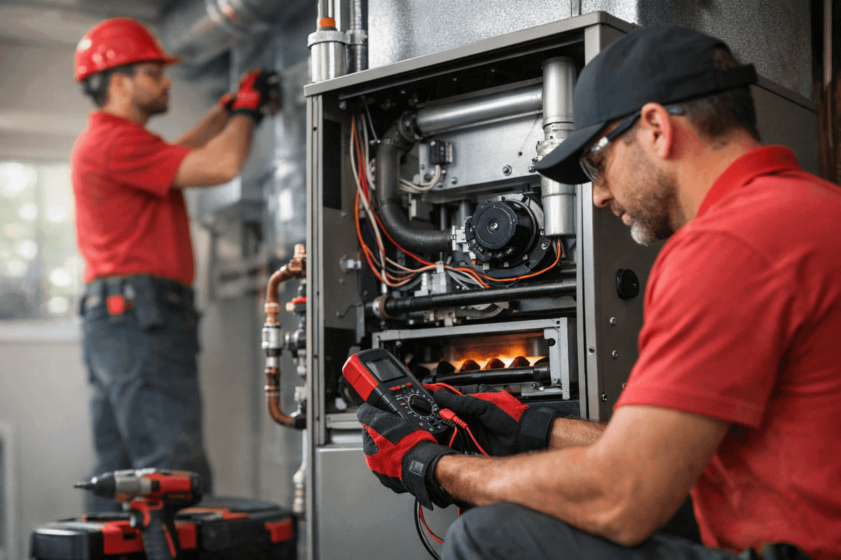 Heating Maintenance service by Bay Area HVAC