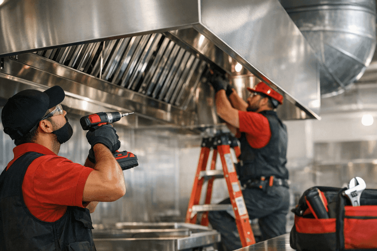 Hood & Exhaust Installation service by Bay Area HVAC