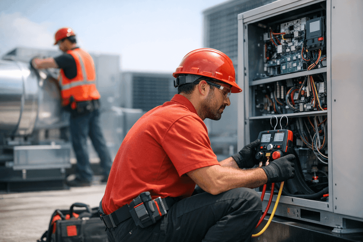 Industrial HVAC service by Bay Area HVAC