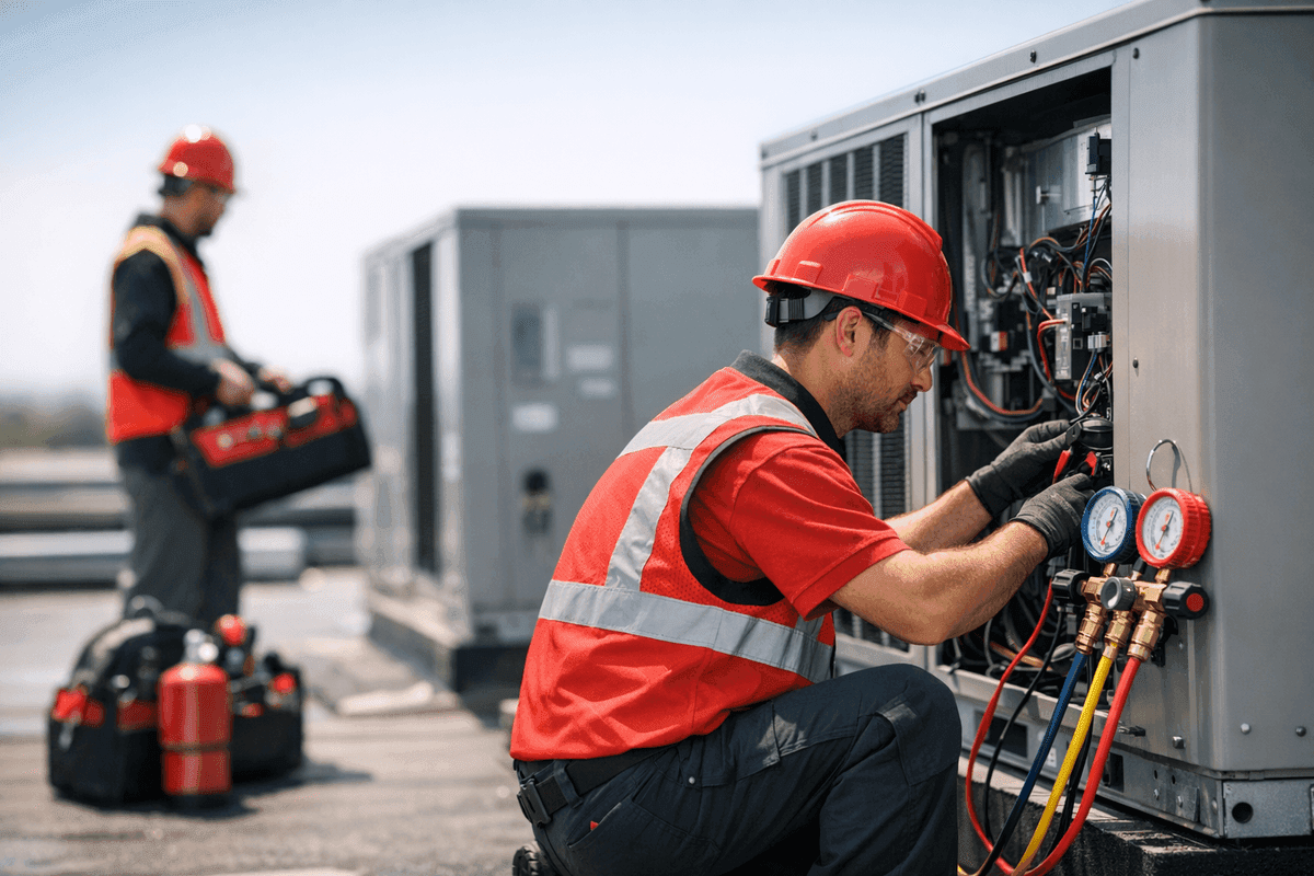 Rooftop Units (RTU) service by Bay Area HVAC
