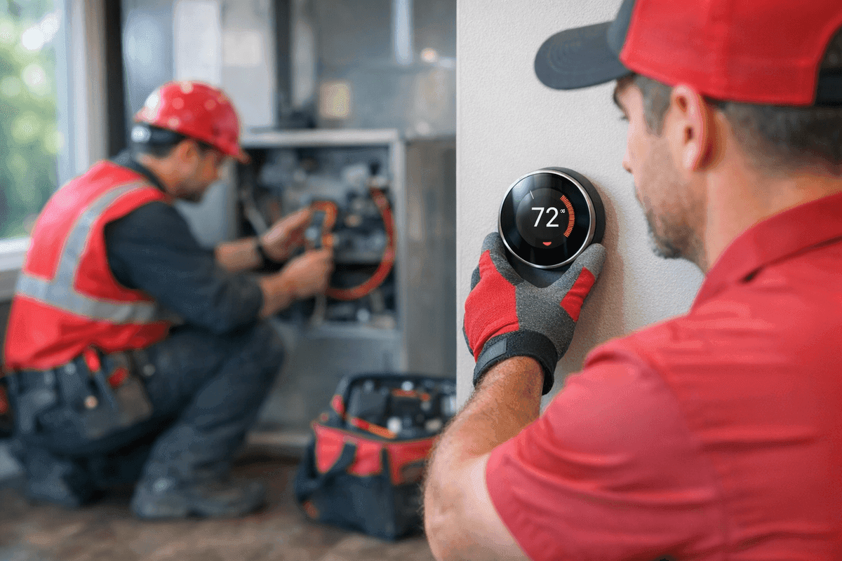 Thermostats service by Bay Area HVAC