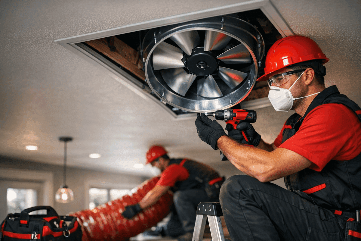Whole-House Fans service by Bay Area HVAC